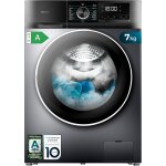 Subzonal - lave - linge 7 kg  chargement frontal bolero dresscode 7500 inverter steel a, classe a, 1400 ...