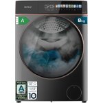 Subzonal - lave - linge 8kg chargement frontal bolero dresscode 8900 inverter fullcolor steel a. finition ...