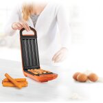 Subzonal - machine à churros 132405 noir, orange - 4 churros - 700 w Subzonal - machine à churros 132405 noir, orange - 4 churros - 700 w