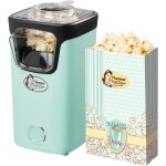 Subzonal - machine a pop corn, popcorn machine avec technologie d'air chaud, inclut 10 sacs  popcorn ...