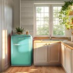 Subzonal - mini frigo rtro de 110 l bolero coolmarket tt origin 110 vert e. mini rfrigrateur, classe ...