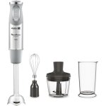 Subzonal - moulinex quickchef  mixeur plongeant avec 3 accessoires, acier inoxydable, 10 vitesses, 1000 ...