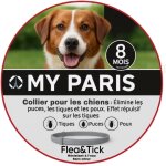 Subzonal - my paris ¿ collier anti - puce et anti - tique naturel pour chien - protection 8 mois ¿ ...