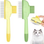 Subzonal - peigne pour chats, peignes autonettoyant pour chats, peigne de toilettage peignes d'�pilation ...