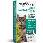 Subzonal - pipettes anti - puces chat > 9 mois pack eco x4 repousse les puces, les tiques et les moustiques ...