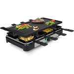 Subzonal - raclette - 8 personnes - surface de cuisson 42 x 23 cm - thermostat rglable avec anneau lumineux ...