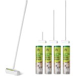 Subzonal - rouleau a poils d'animaux a manche t�lescopique 3 sections (ajustable de 26 a 126cm) rouleau ...