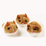 Subzonal - souris a corde vibrante interactive en peluche pour chats, chatons, animaux domestiques katzenspiel ...