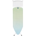 Subzonal - table  repasser taille c, 124x45 cm ¿ soothing sea 100% coton fairtrade pour centrales vapeur ...