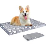Subzonal - tapis pour chien rversible (froid & chaud), coussin chien de 30 dehoussable, matelas doublure ...