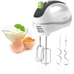 Subzonal - taurus station inox - batteur lectrique de ptisserie 300w, 5 vitesses, fonction turbo, 2 ...