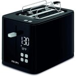Subzonal - toaster smart'n light krups kh641810 grille  deux tranches affichage numrique 7 niveaux ...