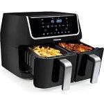 Subzonal - tristar airfryer fr - 6970 - 2 paniers - 9 l - 2, 2 kg de frites - 8 programmes classe nergtique ...