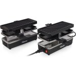 Subzonal - tristar ra - 2742 lot de 2 appareils  raclette interconnectables 4 personnes - connectez ...