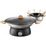 Subzonal - wok / fondue lagrange 349019 classic bois clair, light wood, black