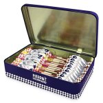 Sucettes pierrot gourmand bo�te m�tal 20 pi�ces assorties