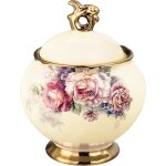 Sucrier en porcelaine style royal 340 ml avec couvercle