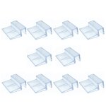 Support en acrylique pour animaux de compagnie, 10 pices, accessoires d'aquarium facile a installer ...