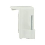 Support adh�sif - tringle ovale - blanc sp�cial pvc - vendu par 4