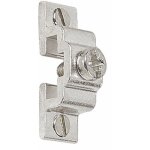 Support en aluminium satin� pour tringles de vitrage - 10 pi�ces similaire