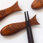 Support de baguettes chinoises en bois naturel, toucher visuel, support de cuillère, cadre en forme de ... Support de baguettes chinoises en bois naturel, toucher visuel, support de cuillère, cadre en forme de ...