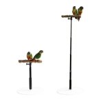 Support de bureau pour perroquet, perchoir en bois, echelle de gymnastique, perchoir portable et outil ...