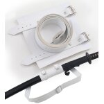 Support ceinture katana ceinturon epee sabre simili cuir blanc porte epee d�coration