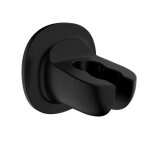 Support pour douches � main - wenko - libert� - plastique noir - fixation sans per�age