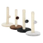 Support a gratter pour chat, poteau a gratter pour chaton avec corde en sisal, base anti - pointe, tour ...