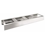 Support inox 4 moules demi - phere / pyramide 40x10x5 Support inox 4 moules demi - phere / pyramide 40x10x5