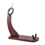 Support a jambon, support a jambon special en bois antiderapant, outil pour decouper le jambon, ustensile ...