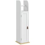 Support papier toilette - porte - papier toilette - armoire pour papier toilette - porte, 2 �tag�res, ...