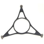 Support plateau tournant 3 roues pour micro - ondes whirlpool 481010422374