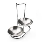 Support de repos de cuillre d'acier inoxydable, supports verticaux de louche de soupe d'conomie de ...