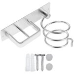 Support de s�che - cheveux, support de s�che - cheveux et de lisseur en aluminium, �tag�re de rangement ...