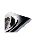 Support spot encastrable carr? fin orientable morta noir