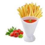 Support de tasse en plastique auto - support 2 en 1, support d'étagère a frites, sauce assortie, cône ... Support de tasse en plastique auto - support 2 en 1, support d'étagère a frites, sauce assortie, cône ...