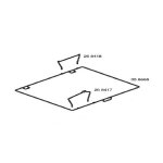 Support tourne broche rep 268417 pour four bosch - 00268417