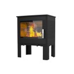 Supra - pole  bois fonte 8. 7kw noir fr9016140b