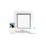 Sureflap grande chatiere a puce electronique connect - blanc - pour chat et chien Sureflap grande chatiere a puce electronique connect - blanc - pour chat et chien