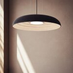 Suspension acoustique led 18w feutre misis - s noir