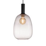 Suspension alton abat - jour verre gris fum�e Ø23 cm