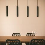 Suspension aluminium aritz 4 spots dor�