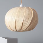 Suspension bambou korowai textile naturel