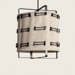 Suspension bois et coton sioux