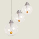 Suspension led 30w liborina 3 spots blanc