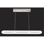 Suspension led coliseo blanc / chrome 24w 4000k 1920lm (10110x60x8cm)