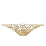 Suspension r�versible en bambou - diam 56 cm - beige