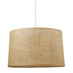Suspension ronde coloris beige diam�tre 35cm