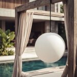 Suspension sph�rique d�corative boule de lumi�re led rgb + cct evan orb Ø38 cm
